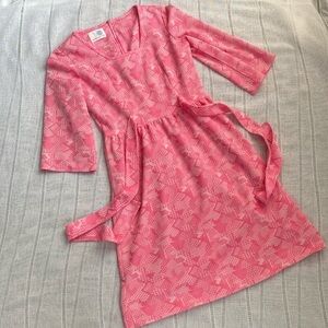 Motto Bay LTD vintage pink midi dress, size small.